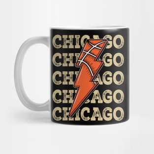 Funny Sports Chicago Proud Name Basketball Classic Mug